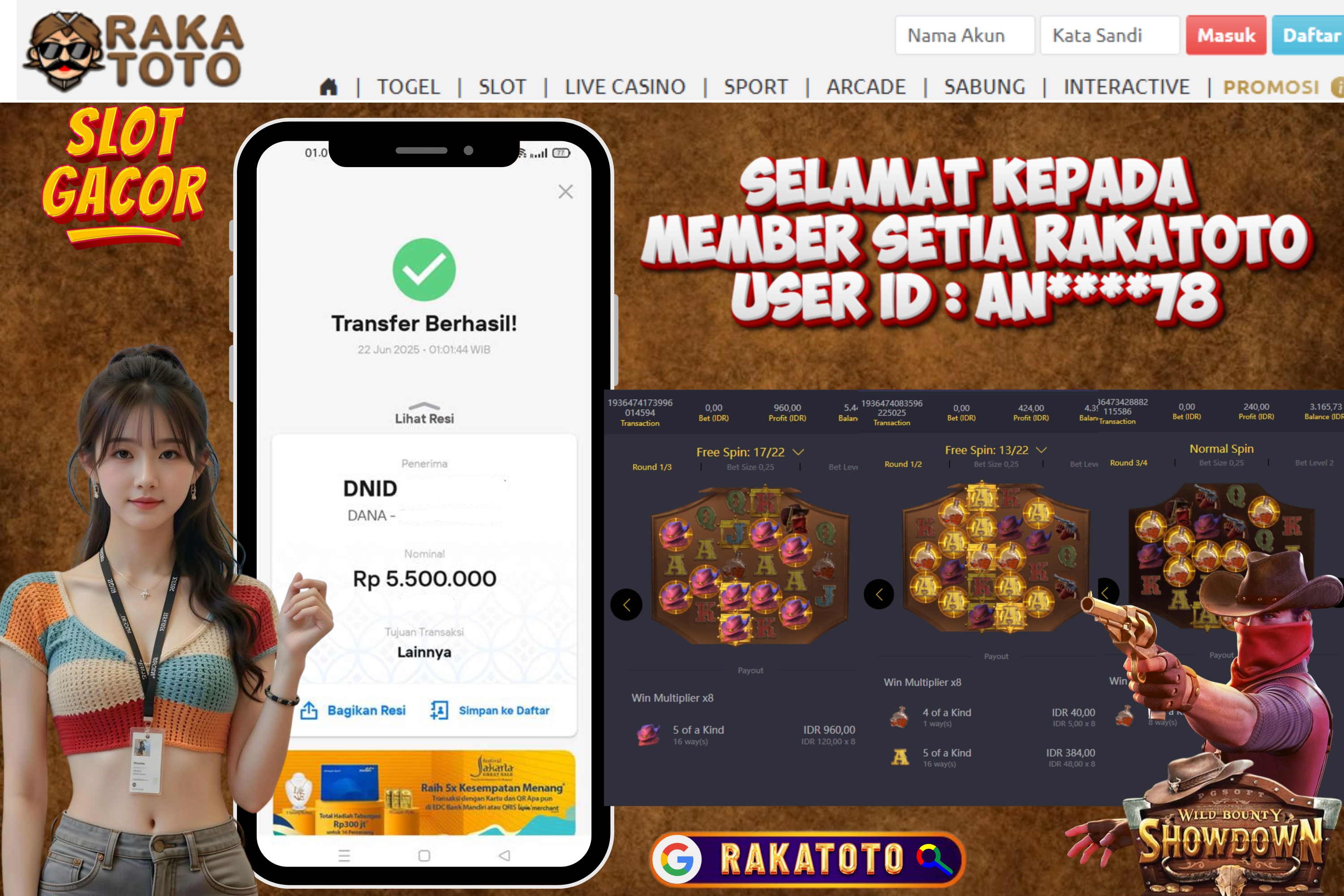 JACKPOT WILD BOUNTY SHOWDOWN